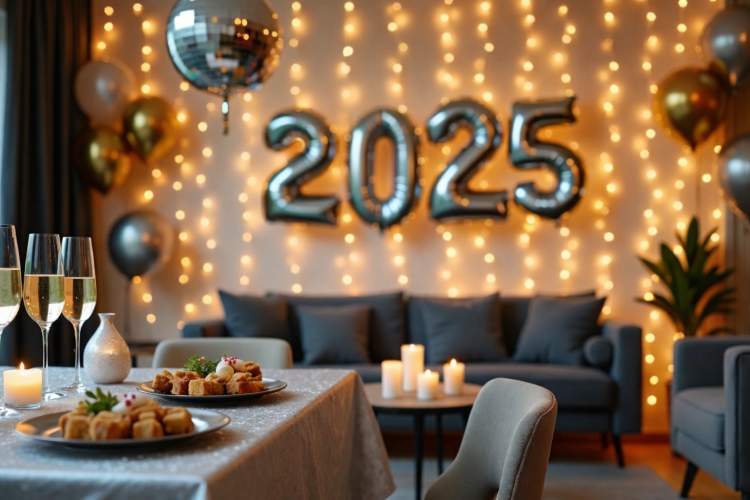 Jak udekorować mieszkanie na Sylwestra? Tanie i szybkie inspiracje