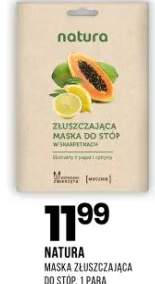 złuszczająca maska do stóp