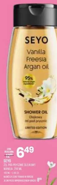 Żel pod prysznic olejkowy Vanilla Freesia Argan oil