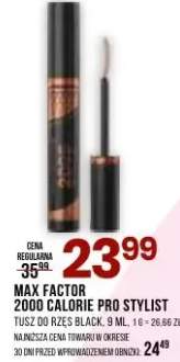 Tusz do rzęs 2000 Calorie Pro Stylist Black