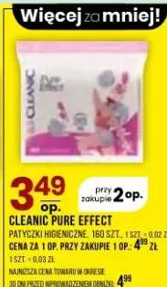 Patyczki higieniczne Cleanic Pure Effect
