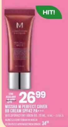 Wielofunkcyjny krem BB SPF42 PA+++ M perfect cover BB cream