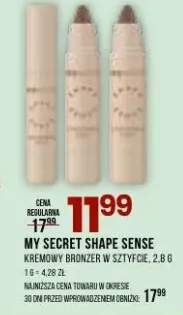 Kremowy bronzer w sztyfcie shape sense, 2,8g