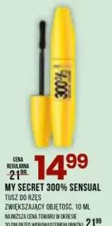 Tusz do rzęs 300% sensual zwiększający objętość, 10ml