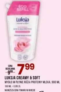 Mydło w płynie róża/proteiny mleka Creamy & Soft