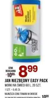 Worki na śmieci Easy Pack, 60l, 20 szt.