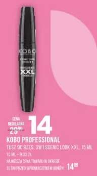 Tusz do rzęs 3w1 scenic look XXL