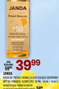 Krem do twarzy nawilżająco-kojący ochronny idealny brąz, Słoneczny