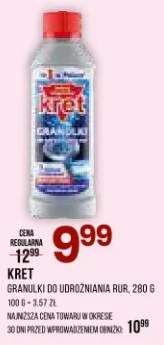 Granulek do udrażniania rur