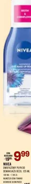 Dwufazowy płyn do demakijażu oczu Nivea Biotin & Cornflower