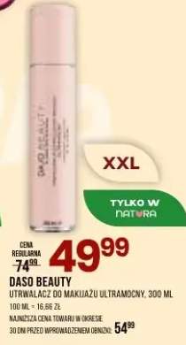 Utrwalacz do makijażu ultramocny Daso Beauty XXL