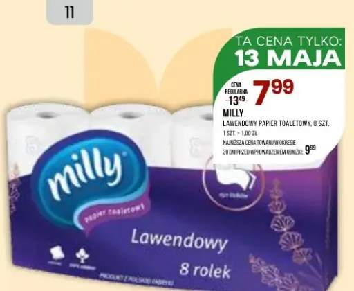 Papier toaletowy lawendowy Milly