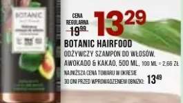 Odżywczy szampon do włosów awokado i kakao Botanic Hairfood