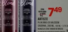 Płukanka do włosów srebrna Artiste