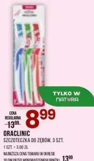 Szczoteczka do zębów Oraclinic 3szt