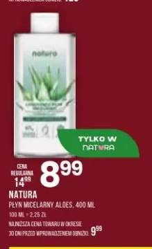 Płyn micelarny aloes Natura