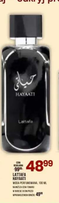 Woda perfumowana LATTAFA HAYAATI
