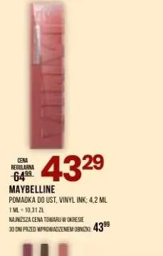 Pomadka do ust Maybelline Vinyl Ink