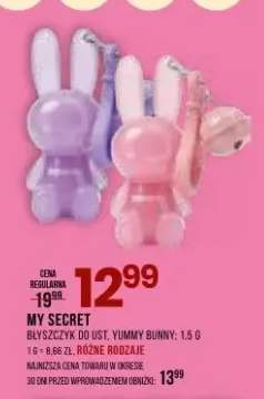 Błyszczyk do ust Yummy Bunny MY SECRET