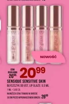 Błyszczyk do ust Lip Glaze SENSIQUE SENSITIVE SKIN