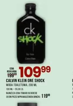 Woda toaletowa Calvin Klein One Shock