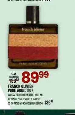 Woda perfumowana Franck Olivier Pure Addiction