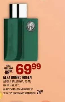 Woda toaletowa Alfa Romeo Green
