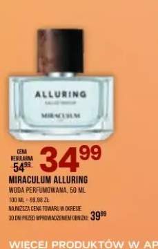 Woda perfumowana Miraculum Alluring
