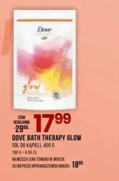 Sól do kąpieli Dove Bath Therapy Glow