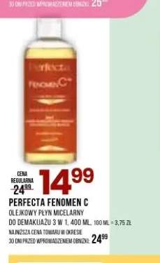 Olejkowy płyn micelarny do demakijażu 3 w 1 Perfecta Fenomen C