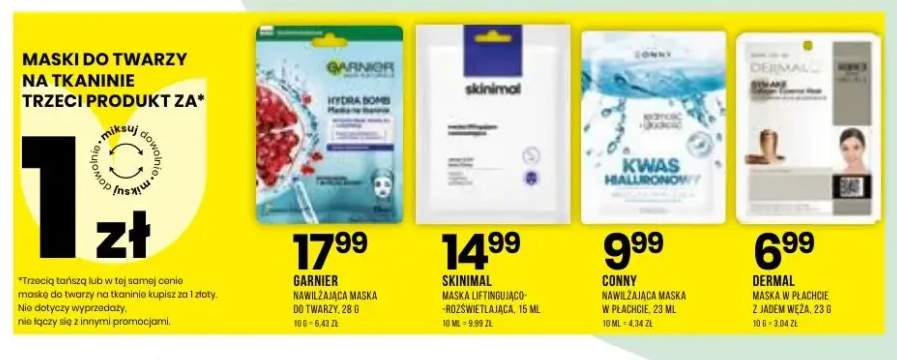 Nawilżająca maska do twarzy Garnier