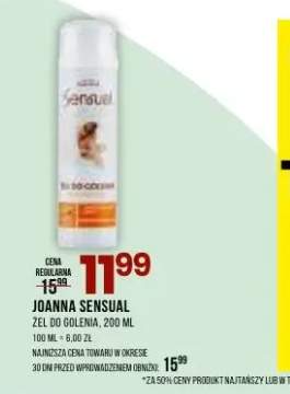 Żel do golenia Joanna Sensual