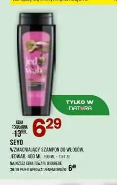 Wzmacniający szampon do włosów jedwab Seyo