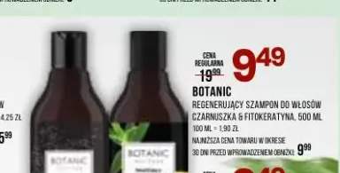 Regenerujący szampon do włosów czarnuszka & fitokeratyna Botanic