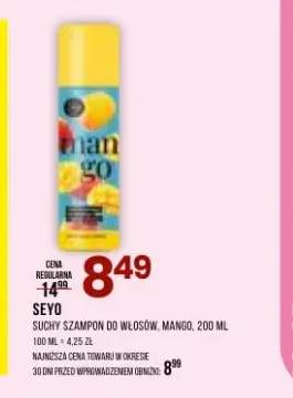 Suchy szampon do włosów Seyo Mango