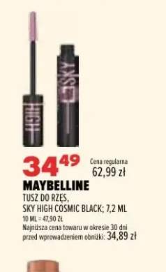 Tusz do rzęs Maybelline Sky High Cosmic Black