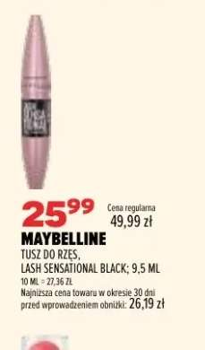 Tusz do rzęs Maybelline Lash Sensational Black