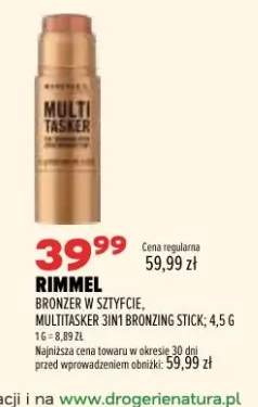 Bronzer w sztyfcie Rimmel Multitasker 3in1 Bronzing Stick
