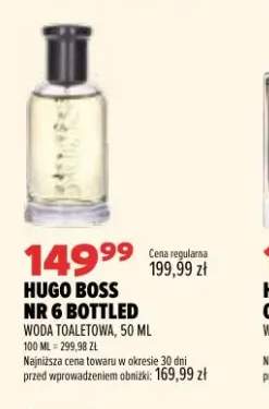 Woda toaletowa Hugo Boss Nr 6 Bottled