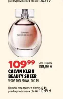 Woda toaletowa Calvin Klein Beauty Sheer