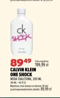 Woda toaletowa Calvin Klein One Shock