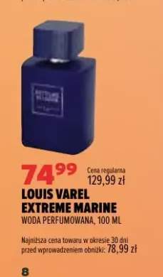Woda perfumowana Louis Varel Extreme Marine