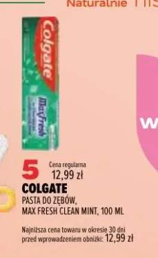 Pasta do zębów Colgate Max Fresh Clean Mint