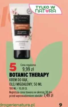 Krem do rąk Botanic Therapy Olej Migdałowy