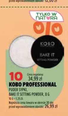 Puder sypki Kobo Professional Bake It Setting Powder