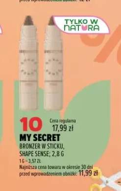 Bronzer w sticku My Secret Shape Sense