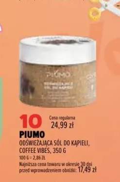 Odświeżająca sól do kąpieli Piumo Coffee Vibes