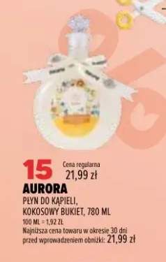 Płyn do kąpieli Aurora Kokosowy Bukiet