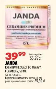 Krem nawilżający do twarzy Janda Ceramides