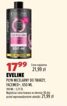 Płyn micelarny do twarzy Eveline Facemed+
